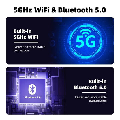 2-In-1 Wireless Carplay & Android Auto Adapter – AI Smart Box for All Cars – Universal Compatibility with Seamless Wirel